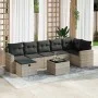 Set de sofás de jardín 8 pzas y cojines ratán sintético gris by , Garden sets - Ref: Foro24-3325418, Price: 552,27 €, Discoun...