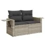 Set de sofás de jardín 6 pzas y cojines ratán sintético gris by , Garden sets - Ref: Foro24-3325528, Price: 391,01 €, Discoun...