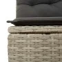Set de sofás de jardín 6 pzas y cojines ratán sintético gris by , Garden sets - Ref: Foro24-3325528, Price: 391,01 €, Discoun...
