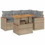 Set sofás jardín y cojines 5 pzas ratán sintético acacia beige von , Gartensets - Ref: Foro24-3327482, Preis: 381,57 €, Rabat...