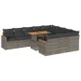 Set sofás jardín y cojines 11 pzas ratán sintético acacia gris von , Gartensets - Ref: Foro24-3327539, Preis: 745,75 €, Rabat...
