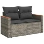 Set sofás jardín y cojines 11 pzas ratán sintético acacia gris von , Gartensets - Ref: Foro24-3327539, Preis: 745,75 €, Rabat...