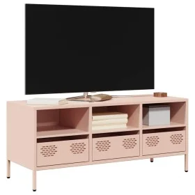 Mueble para TV acero laminado en frío rosa 101,5x39x43,5 cm von , TV-Möbel - Ref: Foro24-851323, Preis: 93,19 €, Rabatt: %