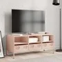 Mueble para TV acero laminado en frío rosa 101,5x39x43,5 cm by , TV Furniture - Ref: Foro24-851323, Price: 93,19 €, Discount: %