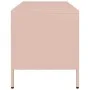 Mueble para TV acero laminado en frío rosa 101,5x39x43,5 cm by , TV Furniture - Ref: Foro24-851323, Price: 93,19 €, Discount: %