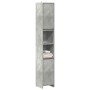 Armario baño madera contrachapada gris hormigón 30x30x183,5 cm von , Badezimmermöbel - Ref: Foro24-856063, Preis: 64,48 €, Ra...