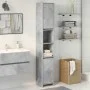 Armario baño madera contrachapada gris hormigón 30x30x183,5 cm von , Badezimmermöbel - Ref: Foro24-856063, Preis: 63,85 €, Ra...