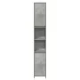 Armario baño madera contrachapada gris hormigón 30x30x183,5 cm von , Badezimmermöbel - Ref: Foro24-856063, Preis: 63,85 €, Ra...