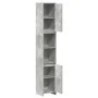 Armario baño madera contrachapada gris hormigón 30x30x183,5 cm von , Badezimmermöbel - Ref: Foro24-856063, Preis: 63,85 €, Ra...