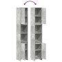 Armario baño madera contrachapada gris hormigón 30x30x183,5 cm von , Badezimmermöbel - Ref: Foro24-856063, Preis: 64,48 €, Ra...
