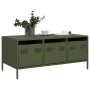 Mesa de centro acero laminado frío verde oliva 101,5x50x43,5 cm de , Mesas de centro - Ref: Foro24-851272, Precio: 110,55 €, ...