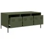 Mesa de centro acero laminado frío verde oliva 101,5x50x43,5 cm de , Mesas de centro - Ref: Foro24-851272, Precio: 110,55 €, ...