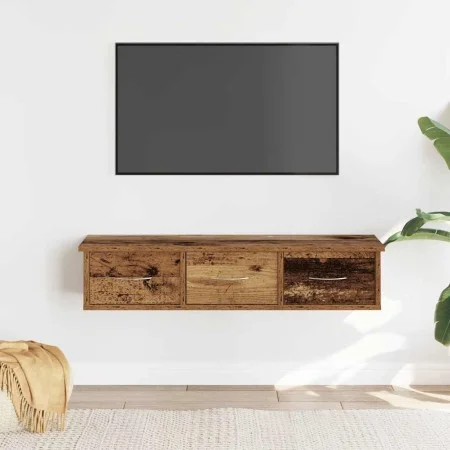 Armario de pared madera ingeniería envejecida 88x26x18,5 cm von , Regale und Regale - Ref: Foro24-855860, Preis: 56,58 €, Rab...