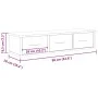 Armario de pared madera ingeniería envejecida 88x26x18,5 cm von , Regale und Regale - Ref: Foro24-855860, Preis: 56,58 €, Rab...