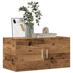 Armario de pared madera ingeniería envejecida 80x39x40 cm by , Shelves and shelves - Ref: Foro24-856028, Price: 65,80 €, Disc...