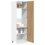 Mueble frigorífico madera ingeniería roble artisan 60x57x207 cm von , Küchenschränke - Ref: Foro24-856126, Preis: 200,24 €, R...