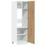 Mueble frigorífico madera ingeniería roble artisan 60x57x207 cm von , Küchenschränke - Ref: Foro24-856126, Preis: 200,24 €, R...