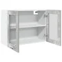 Armario colgante de vidrio gris hormigón 80x31x60 cm by , Kitchen cabinets - Ref: Foro24-856118, Price: 62,48 €, Discount: %