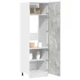 Armario frigorífico madera contrachapada hormigón 60x57x207 cm by , Kitchen cabinets - Ref: Foro24-856124, Price: 157,84 €, D...