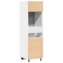 Armario frigorífico madera contrachapada hormigón 60x57x207 cm by , Kitchen cabinets - Ref: Foro24-856124, Price: 157,84 €, D...