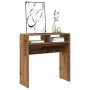 Mesa consola madera de ingeniería envejecida 78x30x80 cm by , Side tables - Ref: Foro24-856620, Price: 46,20 €, Discount: %