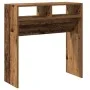 Mesa consola madera de ingeniería envejecida 78x30x80 cm by , Side tables - Ref: Foro24-856620, Price: 46,20 €, Discount: %