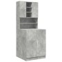 Muebles para lavadora 2 pzas madera de ingeniería gris hormigón von , Zubehör für Waschmaschinen und Trockner - Ref: Foro24-3...