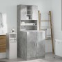 Muebles para lavadora 2 pzas madera de ingeniería gris hormigón von , Zubehör für Waschmaschinen und Trockner - Ref: Foro24-3...