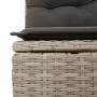 Set sofás jardín y cojines 4 pzas ratán sintético acacia gris von , Gartensets - Ref: Foro24-3325238, Preis: 105,35 €, Rabatt: %