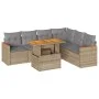 Set sofás jardín y cojines 7 pzas ratán sintético acacia beige von , Gartensets - Ref: Foro24-3327496, Preis: 493,27 €, Rabat...