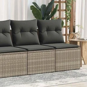 Set sofás jardín y cojines 4 pzas ratán sintético acacia gris von , Gartensets - Ref: Foro24-3325246, Preis: 112,43 €, Rabatt: %