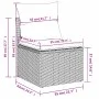 Set sofás jardín y cojines 4 pzas ratán sintético acacia beige by , Garden sets - Ref: Foro24-3325244, Price: 141,58 €, Disco...