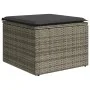 Set sofás jardín y cojines 2 pzas ratán sintético acacia gris by , Garden sets - Ref: Foro24-3328663, Price: 88,86 €, Discoun...