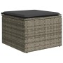 Set sofás jardín y cojines 2 pzas ratán sintético acacia gris de , Conjuntos de jardín - Ref: Foro24-3328663, Precio: 89,73 €...
