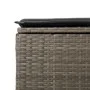 Set sofás jardín y cojines 2 pzas ratán sintético acacia gris by , Garden sets - Ref: Foro24-3328663, Price: 88,86 €, Discoun...