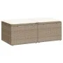 Set sofás jardín y cojines 2 pzas ratán sintético acacia beige by , Garden sets - Ref: Foro24-3328661, Price: 100,02 €, Disco...