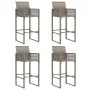 Set bar jardín sin cojines 5 pzas ratán sintético acacia gris by , Garden sets - Ref: Foro24-3328888, Price: 538,93 €, Discou...