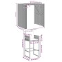 Set bar jardín con cojines 3 pzas ratán sintético acacia gris by , Garden sets - Ref: Foro24-3328897, Price: 381,31 €, Discou...