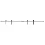 Kit de puerta corredera de armario acero carbono 200 cm de , Accesorios de bricolaje - Ref: Foro24-4009667, Precio: 35,80 €, ...