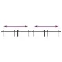 Kit de puerta corredera de armario acero carbono 200 cm de , Accesorios de bricolaje - Ref: Foro24-4009667, Precio: 35,80 €, ...