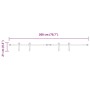 Kit de puerta corredera de armario acero carbono 200 cm von , DIY-Zubehör - Ref: Foro24-4009667, Preis: 35,80 €, Rabatt: %