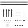 Kit de puerta corredera de armario acero carbono 152,5 cm von , DIY-Zubehör - Ref: Foro24-4009665, Preis: 37,34 €, Rabatt: %