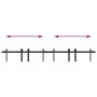 Kit de puerta corredera de armario acero carbono 152,5 cm von , DIY-Zubehör - Ref: Foro24-4009665, Preis: 37,34 €, Rabatt: %