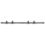 Kit de puerta corredera de armario acero carbono 122 cm von , DIY-Zubehör - Ref: Foro24-4009673, Preis: 35,80 €, Rabatt: %