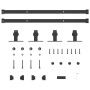 Kit de puerta corredera de armario acero carbono 122 cm von , DIY-Zubehör - Ref: Foro24-4009673, Preis: 36,40 €, Rabatt: %