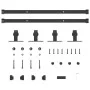 Kit de puerta corredera de armario acero carbono 122 cm von , DIY-Zubehör - Ref: Foro24-4009673, Preis: 35,80 €, Rabatt: %