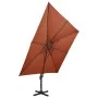 Ampelschirm mit doppeltem Terrakottadach 300x300 cm von vidaXL, Sonnenschirme - Ref: Foro24-312382, Preis: 262,18 €, Rabatt: %