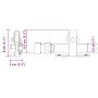 Kit de puerta corredera de armario acero carbono 122 cm von , DIY-Zubehör - Ref: Foro24-4009673, Preis: 36,40 €, Rabatt: %