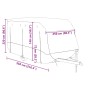 Funda para caravana tela no tejida gris 550x250x220 cm von , Autoaufbewahrungsabdeckungen - Ref: Foro24-4015866, Preis: 142,4...