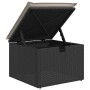 Juego de sofás jardín 4 pzas con cojines ratán sintético negro by , Garden sets - Ref: Foro24-3325252, Price: 245,91 €, Disco...